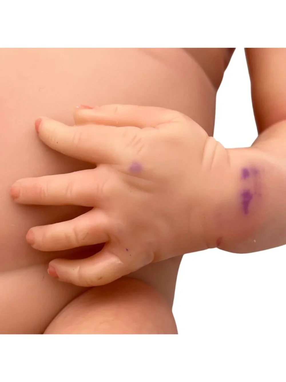 Realistic Vinyl Newborn Baby Doll Anatomical Male Full Body Silicone-Like Skin - Picture 6 of 13